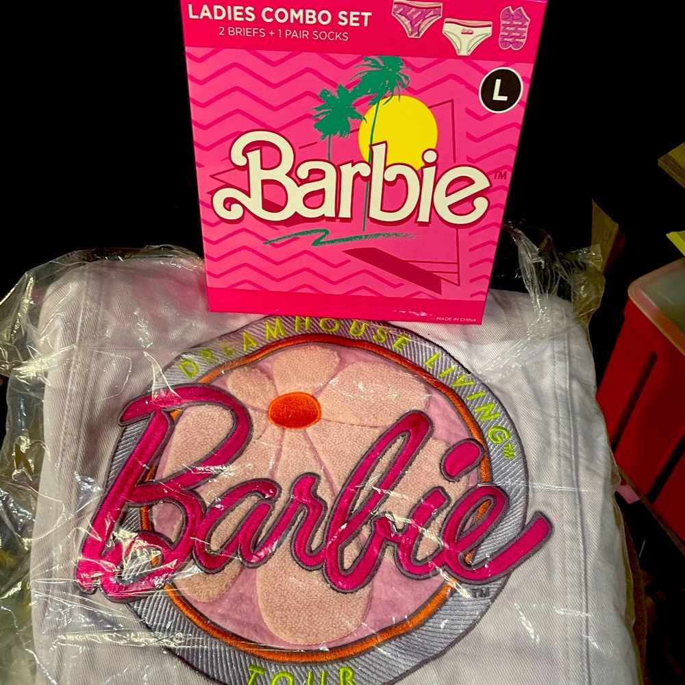Barbie Jean Jacket and boxed underwear and socks set